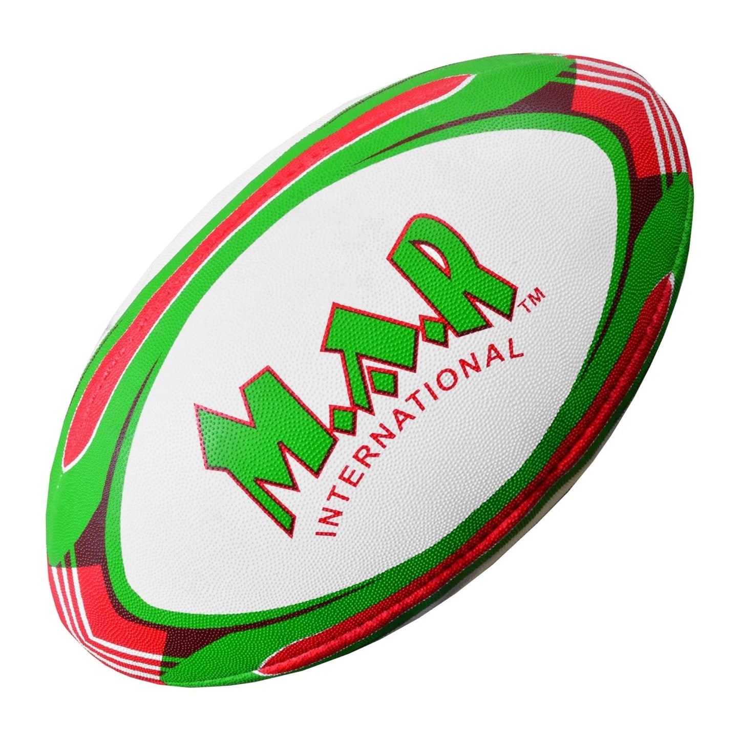 MAR-436J | Red & Green Rugby Training Ball - Size 4 - Small Accessories