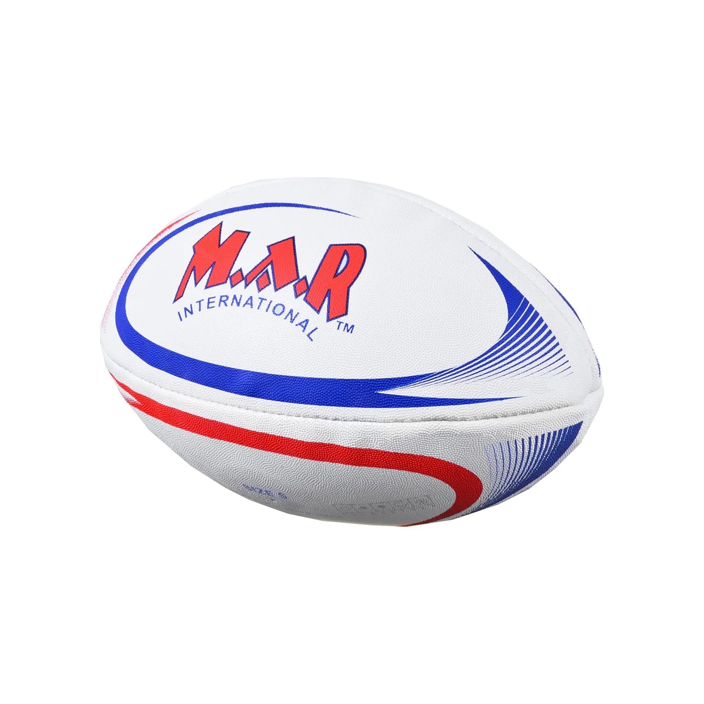 MAR-436L | Red & Blue Rugby Training Ball - Size 5 - Small Accessories