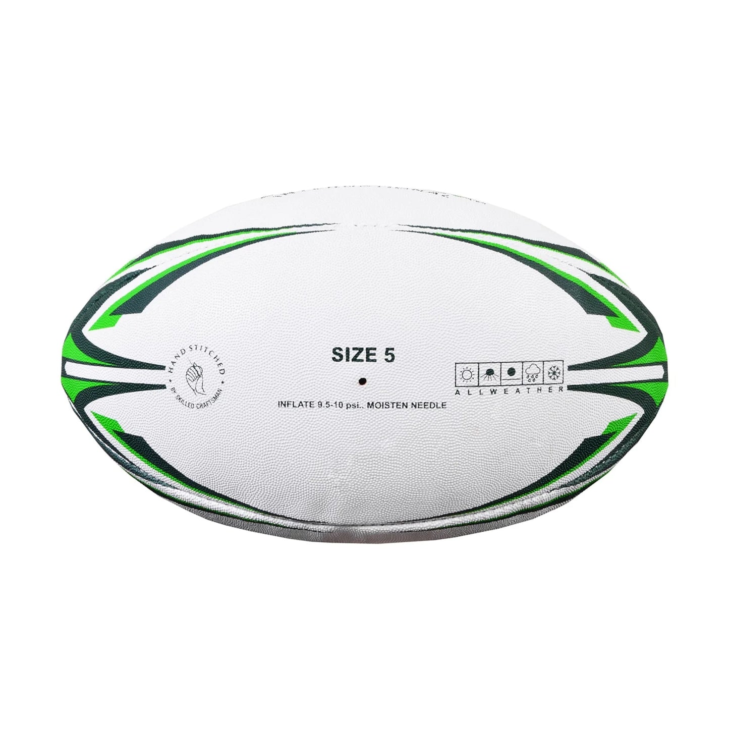 MAR-436O | Green Rugby Training Ball - Size 5 - Small Accessories