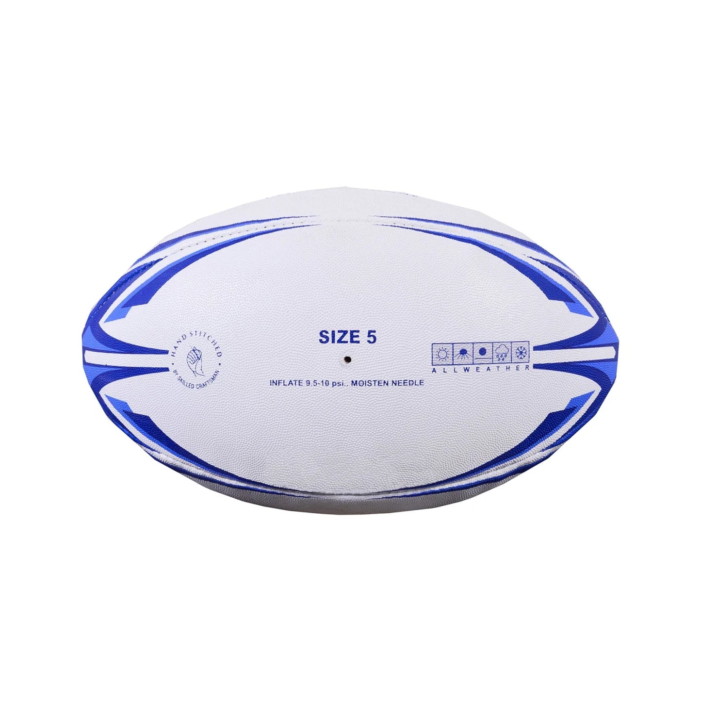 MAR-436P | Blue Rugby Training Ball - Size 5 - Small Accessories
