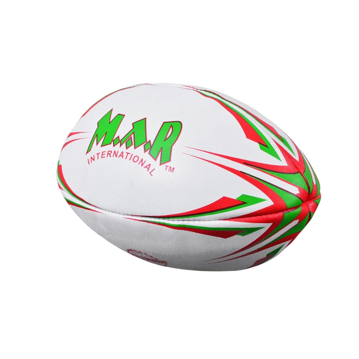 MAR-436Q | Red & Green Rugby Training Ball - Size 5 - Small Accessories