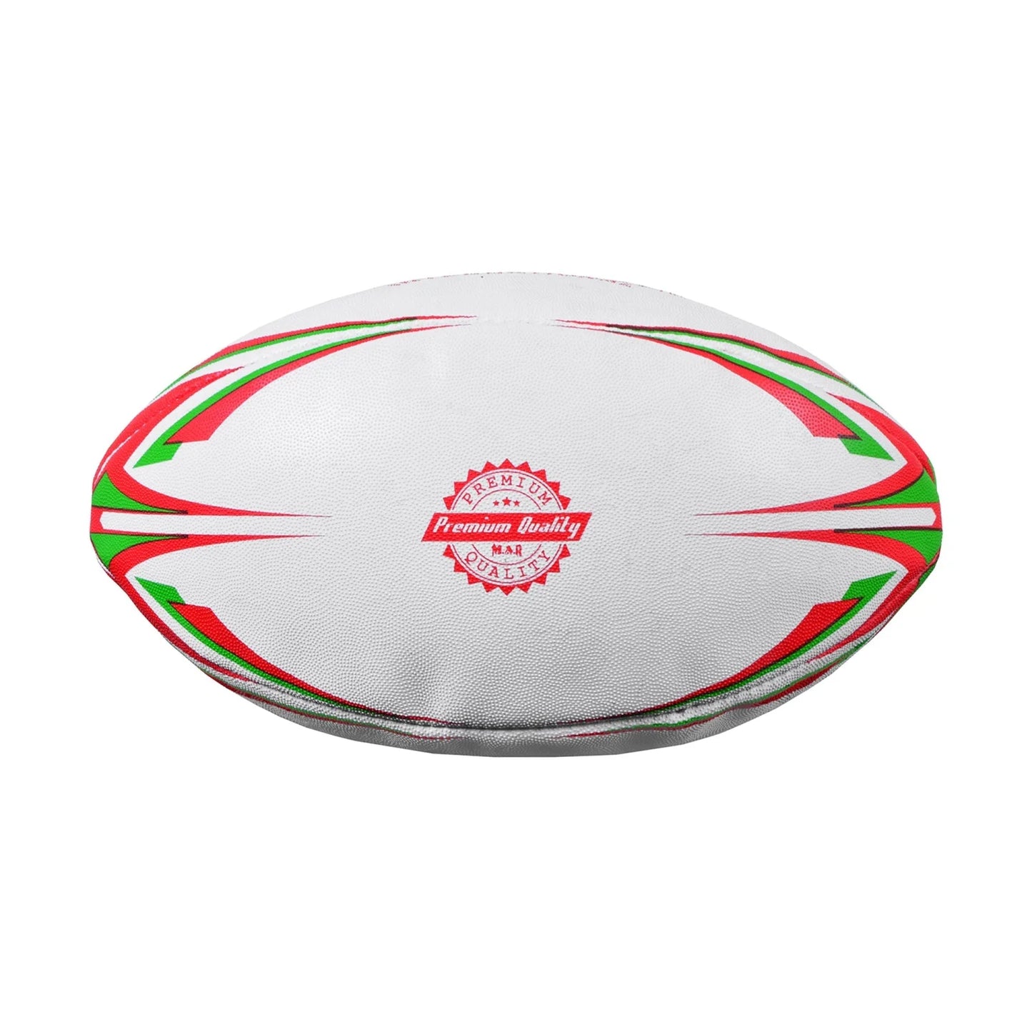 MAR-436Q | Red & Green Rugby Training Ball - Size 5 - Small Accessories