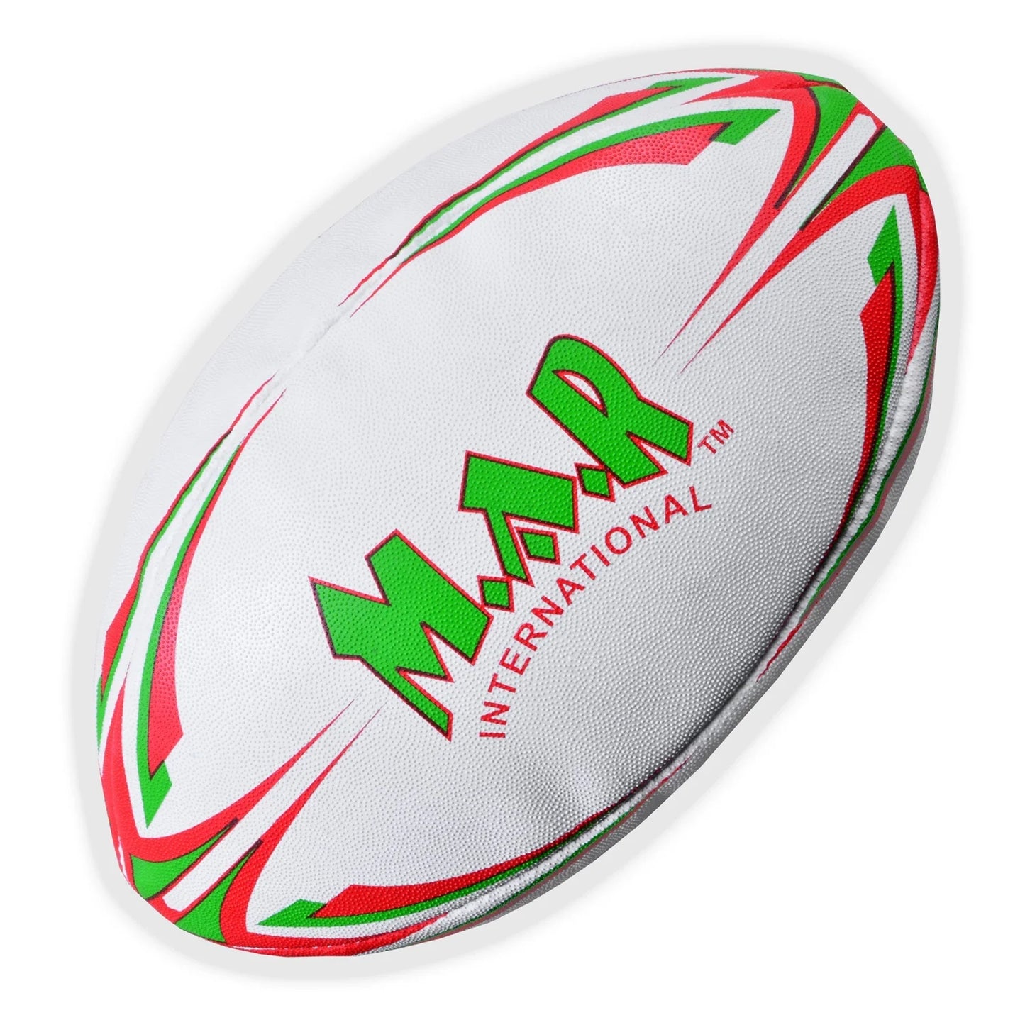 MAR-436Q | Red & Green Rugby Training Ball - Size 5 - Small Accessories