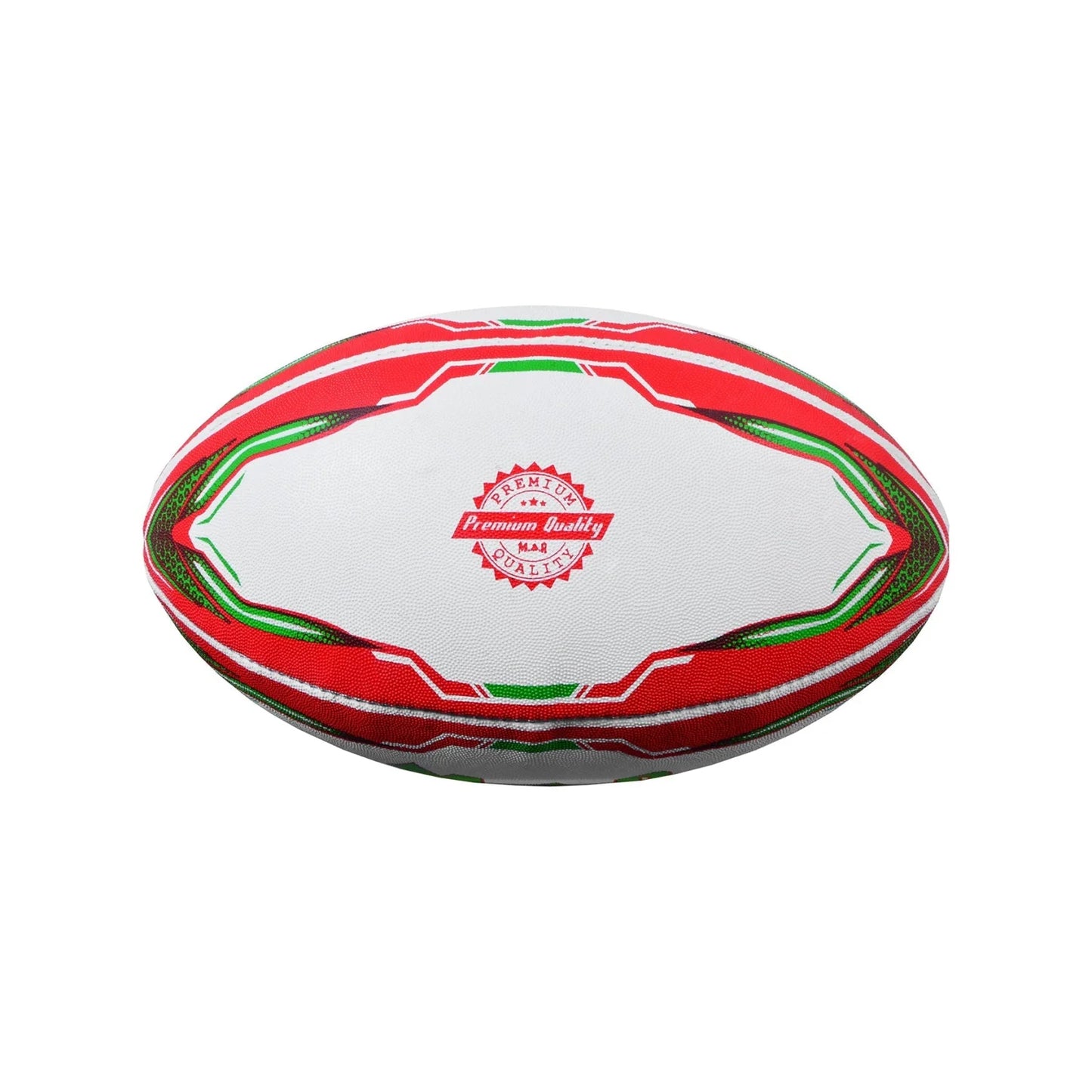 MAR-437D | Match Pro Red/Green Rugby Training Ball - Size 5 - Small Accessories