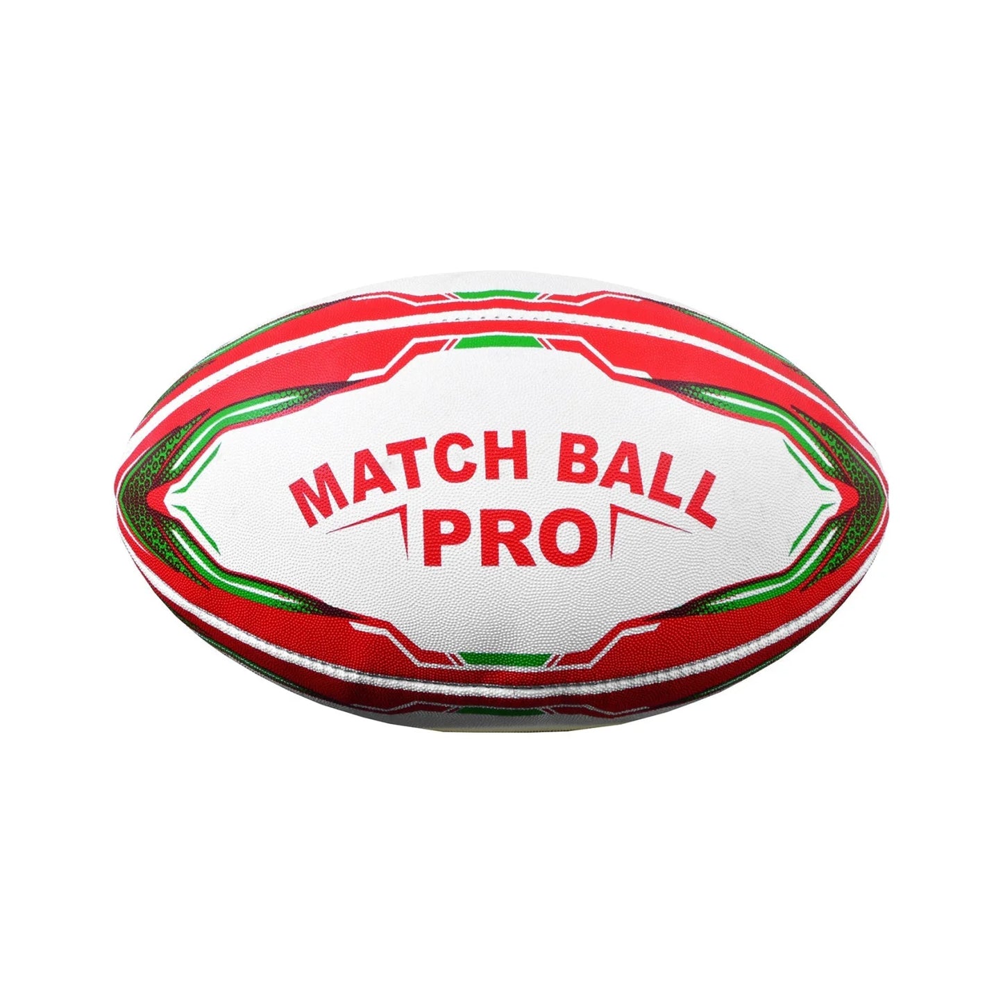 MAR-437D | Match Pro Red/Green Rugby Training Ball - Size 5 - Small Accessories