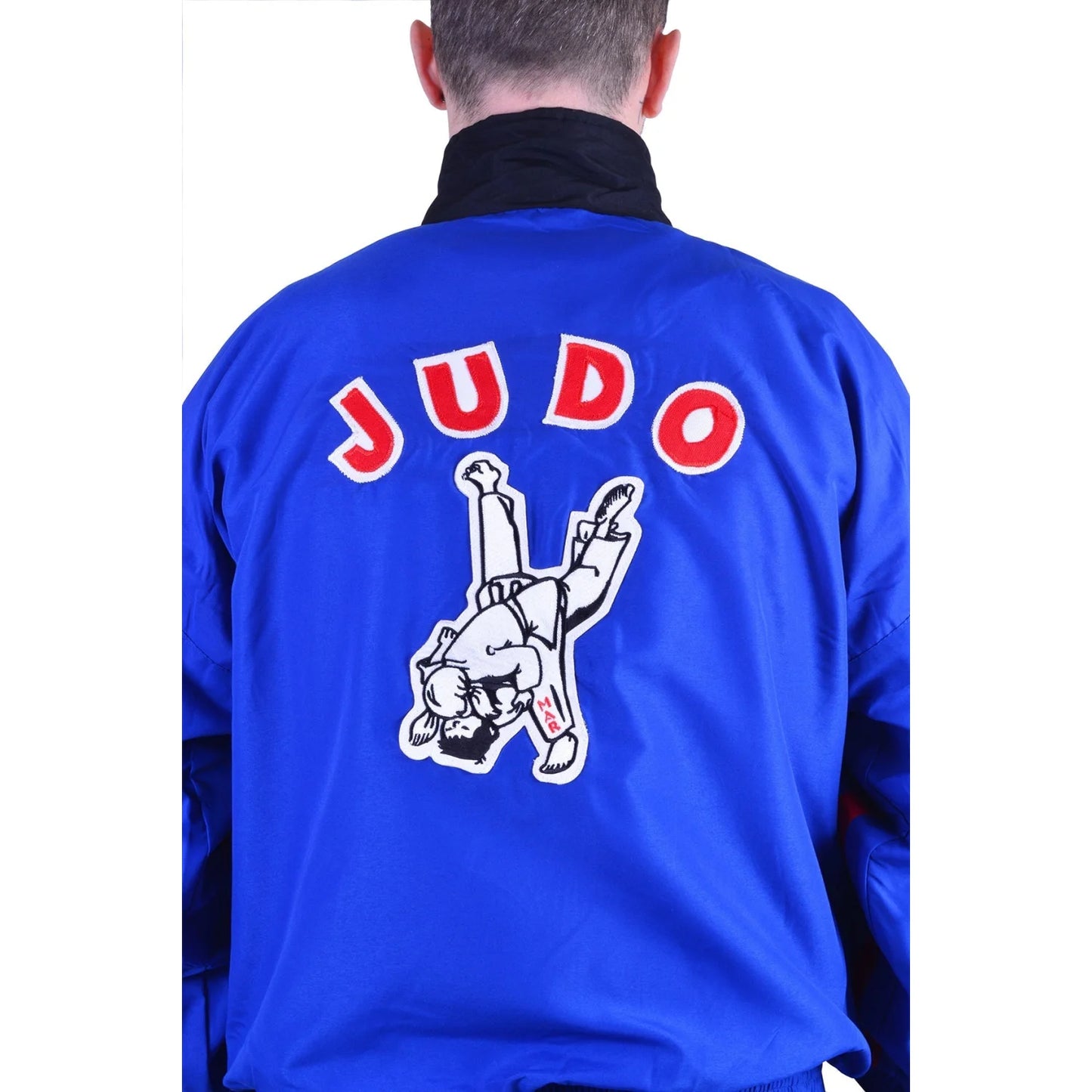 MAR-443 | Blue Black & Red Judo Vintage Styled Tracksuit - Uniforms