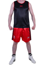 MAR-102C | Red & Black Boxing Shorts & Vest