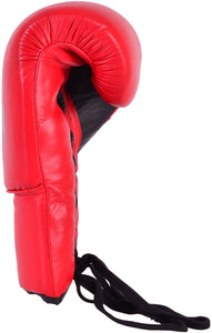 MAR-SP1 | Red Genuine Cowhide Leather Boxing Gloves