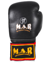 MAR-110 | Red & Black Genuine Cowhide Boxing Leather