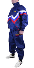 MAR-442 | Blue & Red Thai Boxing Tracksuit
