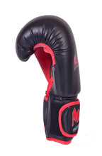MAR-179 | Black & Red Boxing & Kickboxing Gloves for Kids