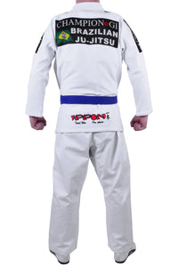 MAR-065 | White Designer Jiu-Jitsu Training & Competition Uniform