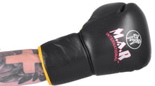 MAR-SP2 | Black Genuine Cowhide Leather Boxing Gloves