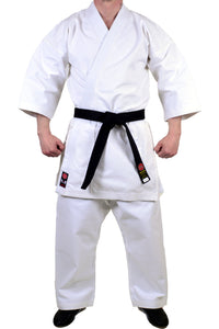 MAR-014A | White Karate Competition Uniform - Japanese Style (12oz Canvas Fabric)