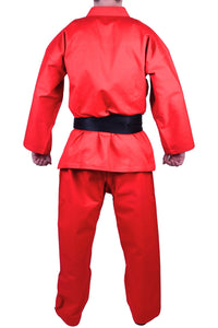 MAR-018 | Red Karate Tournament Heavyweight Uniform (14oz Canvas Fabric)
