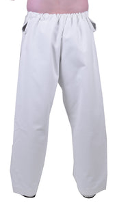 MAR-020C | 14oz White Traditional Karate Trousers