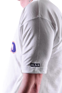 MAR-084D | White Round-Neck Taekwondo T-Shirt (OD)