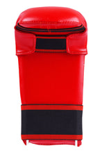 MAR-141C | Red Karate Gloves w/ Moulded Padding