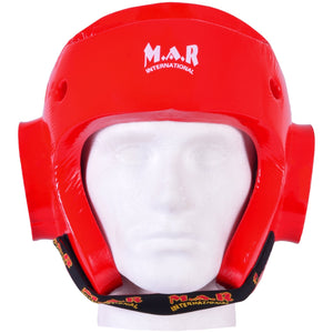 MAR-160A | Red Dipped Foam Martial Arts Head Guard