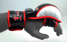 MAR-407 | Red+Black IPPON Open Finger Striking Gloves - quality-martial-arts