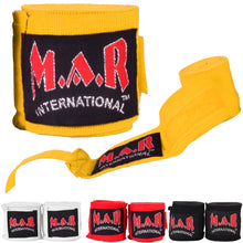 MAR-120D | Yellow Boxing/Martial Arts Hand Wraps