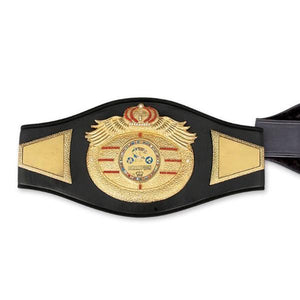 MAR-324 | Top Range Black Championship Boxing Belt - quality-martial-arts