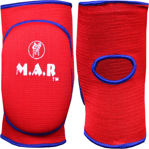 MAR-174C | Red Elasticated Fabric Knee Pads