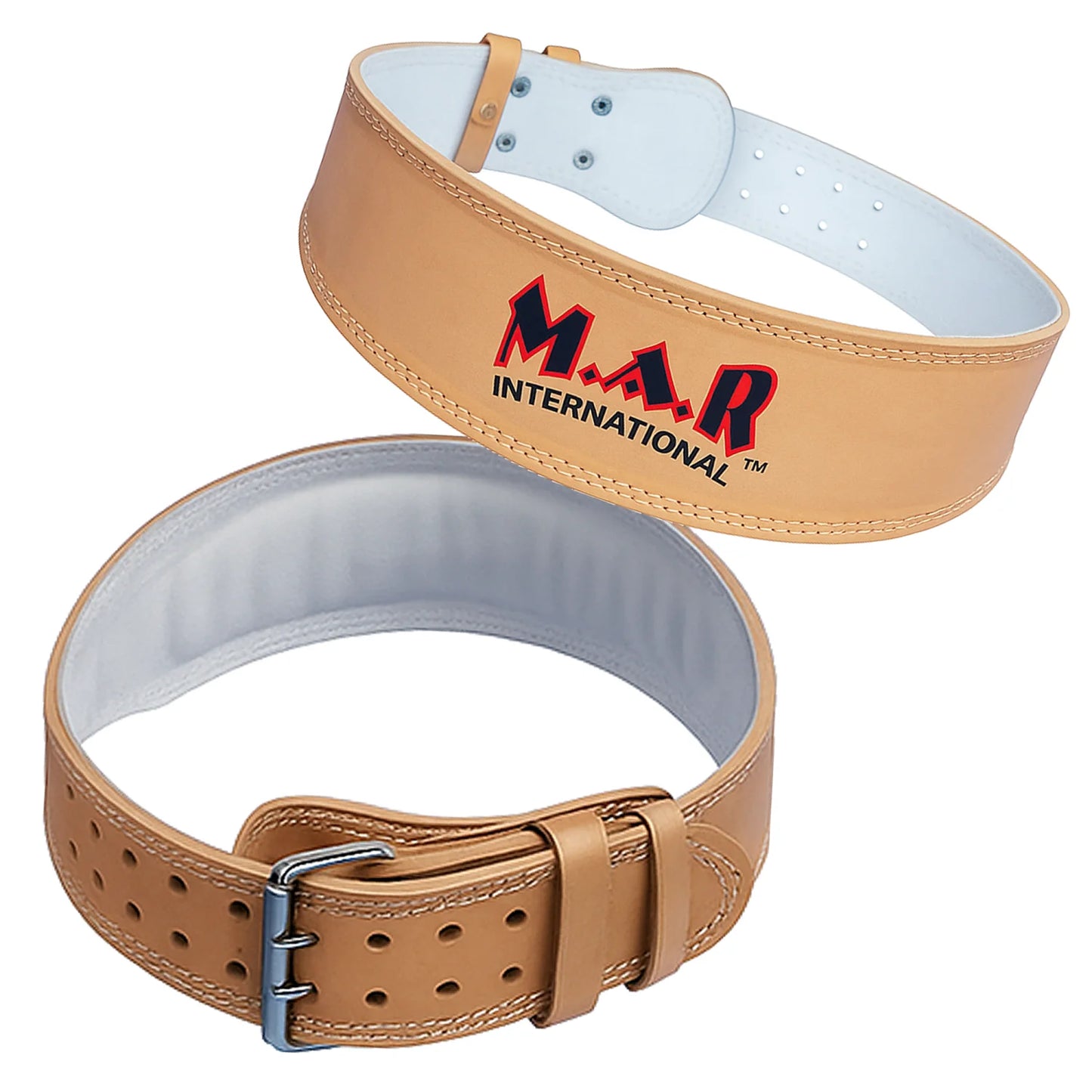 MAR-357 | Leather Thin Weight Lifting Belt - Small Accessories