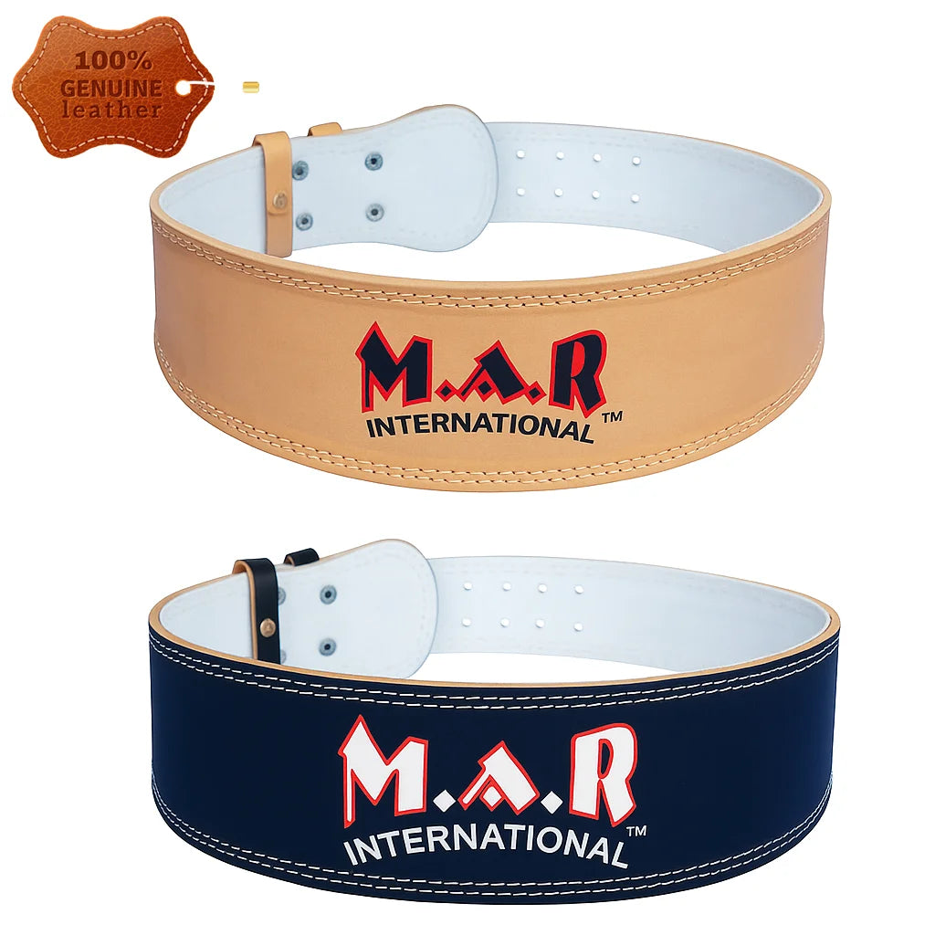 MAR-357 | Leather Thin Weight Lifting Belt - Small Accessories