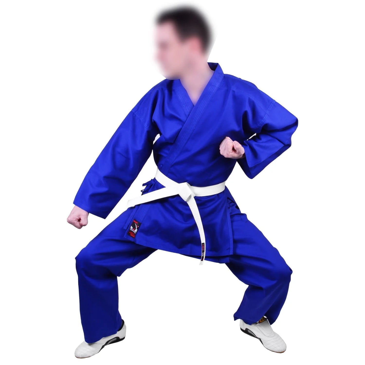 MAR-005B | Blue Karate Student Uniform Gi (8oz Fabric) + FREE BELT - Uniforms