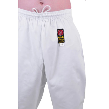 MAR-010A | White Karate Competition Uniform (8oz Fabric) - Uniforms
