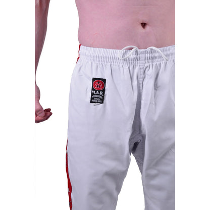 MAR-011 | Red Karate Student Uniform (8oz Fabric) + FREE BELT - Uniforms