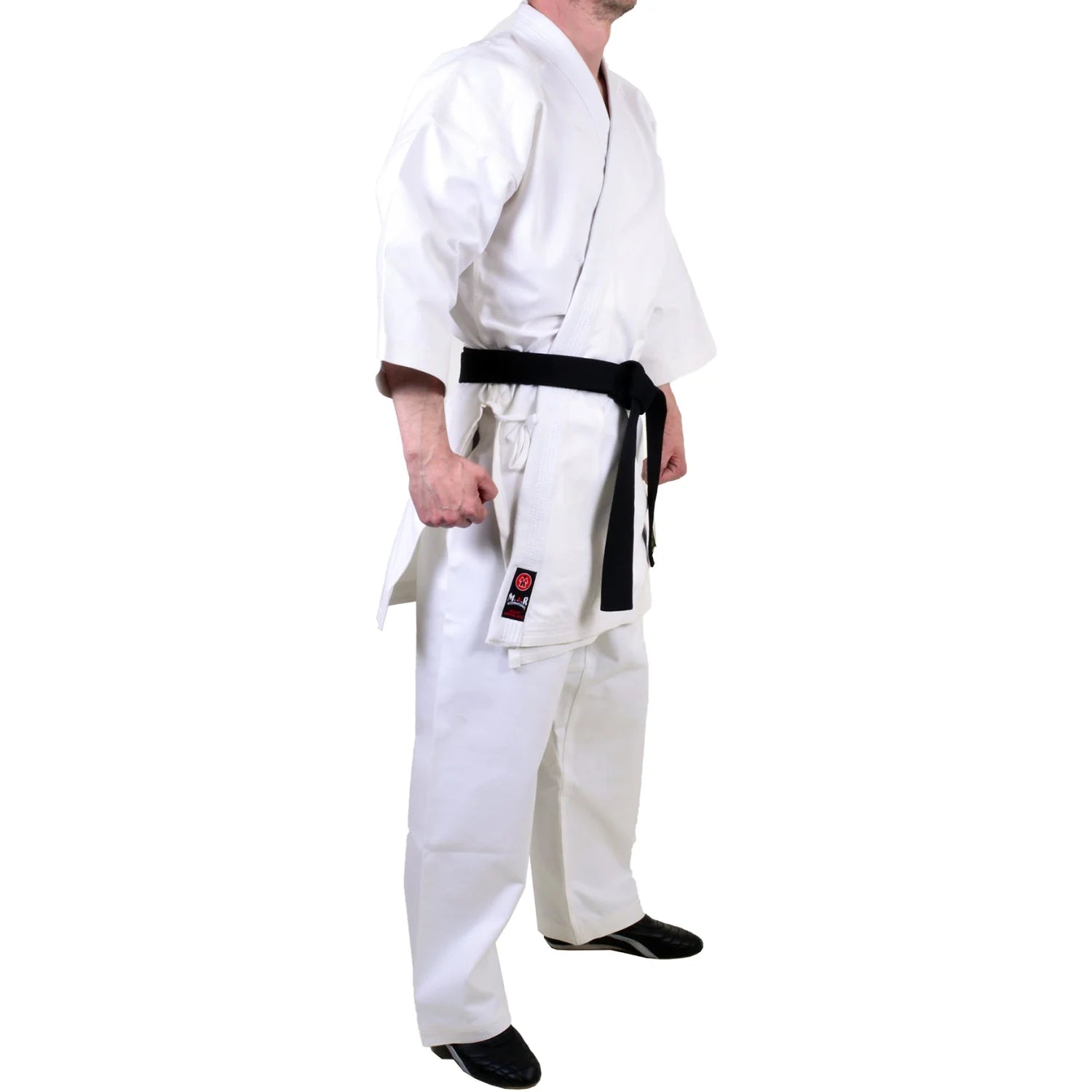 MAR-014B | White Karate Competition Uniform - Japanese Style (14oz Canvas Fabric) - Uniforms