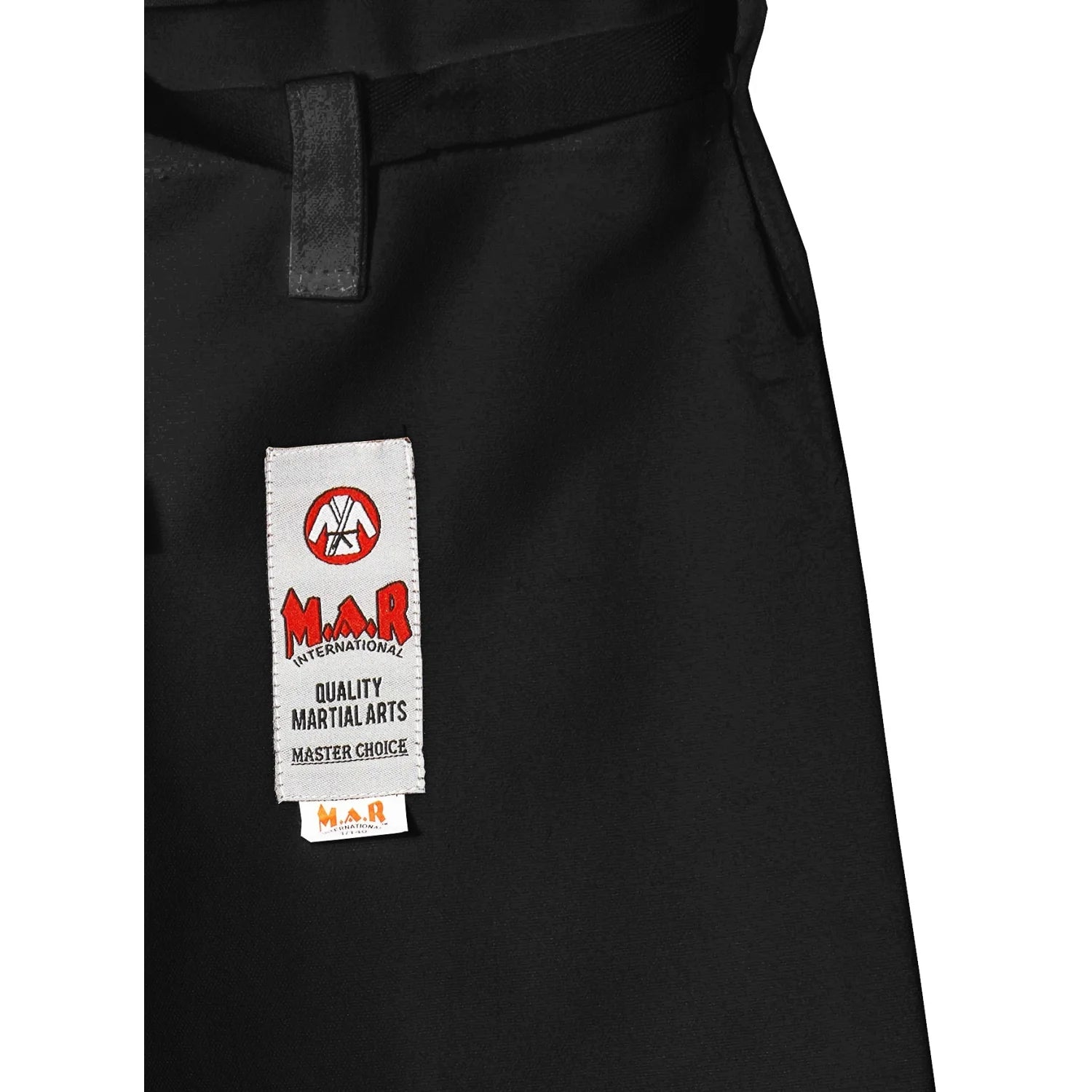 MAR-016 | Black Karate Heavyweight Competition Uniform (14oz Canvas Fabric) - Uniforms