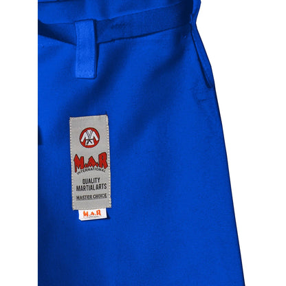 MAR-017 | Blue Karate Tournament Heavyweight Uniform (14oz Canvas Fabric) - Uniforms