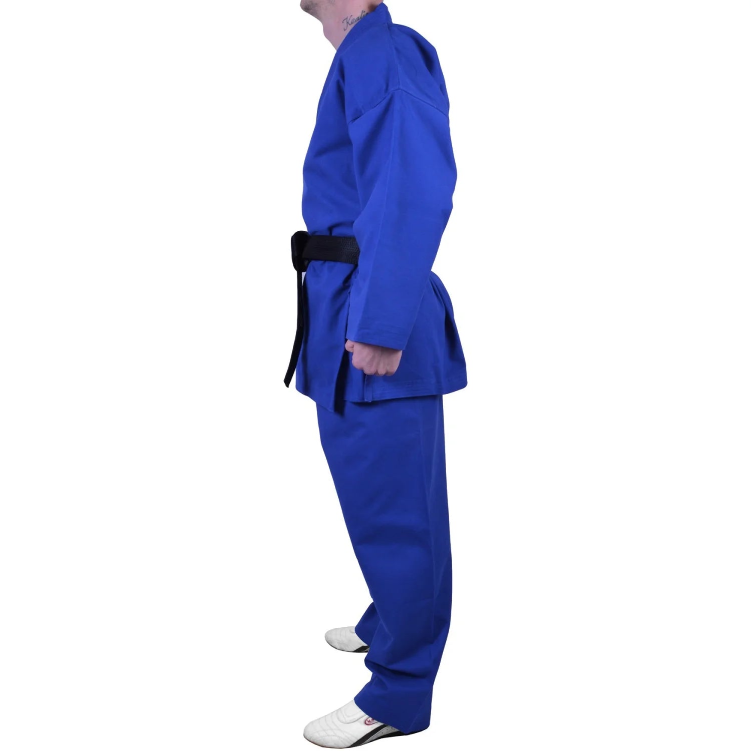 MAR-017 | Blue Karate Tournament Heavyweight Uniform (14oz Canvas Fabric) - Uniforms
