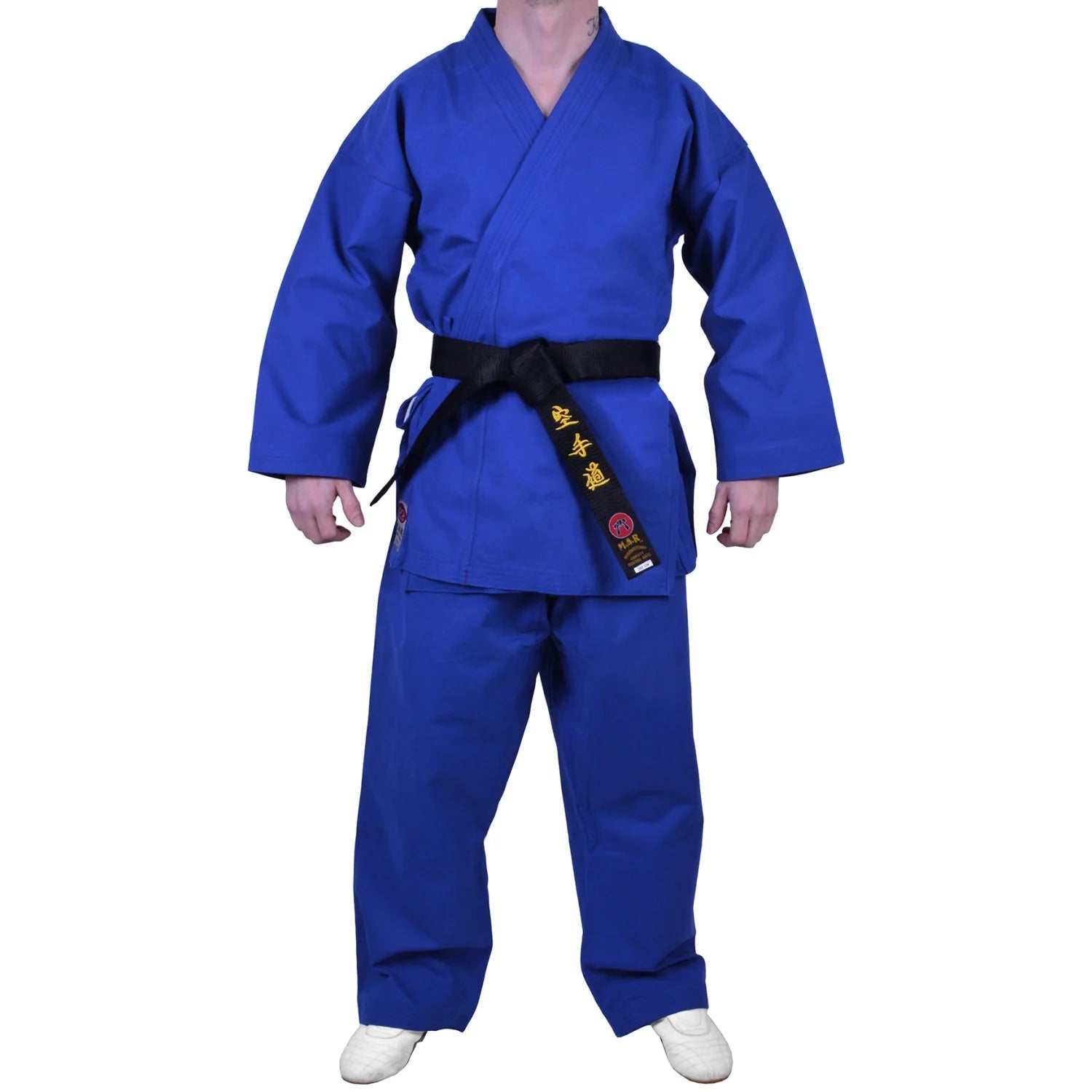 MAR-017 | Blue Karate Tournament Heavyweight Uniform (14oz Canvas Fabric) - Uniforms