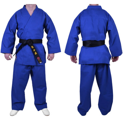 MAR-017 | Blue Karate Tournament Heavyweight Uniform (14oz Canvas Fabric) - Uniforms
