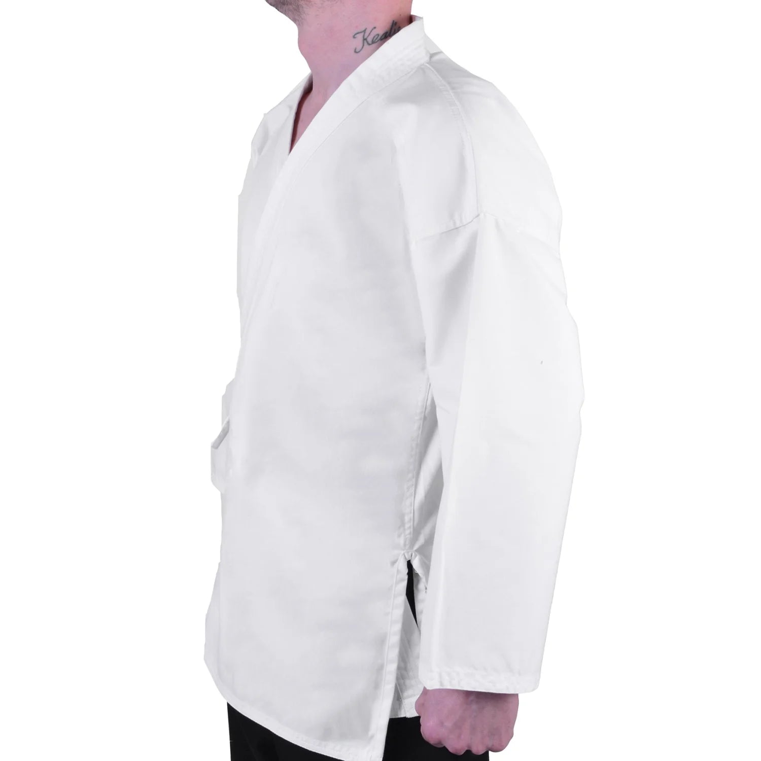 MAR-019A | Traditional White Karate Jacket - Uniforms