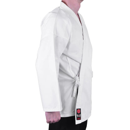 MAR-019A | Traditional White Karate Jacket - Uniforms