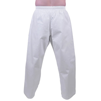 MAR-020A | 8oz White Traditional Karate Trousers - Trousers