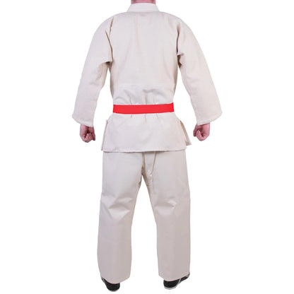 MAR-021 | Lightweight unbleached Judo Uniform For Beginner Students + FREE BELT - Uniforms