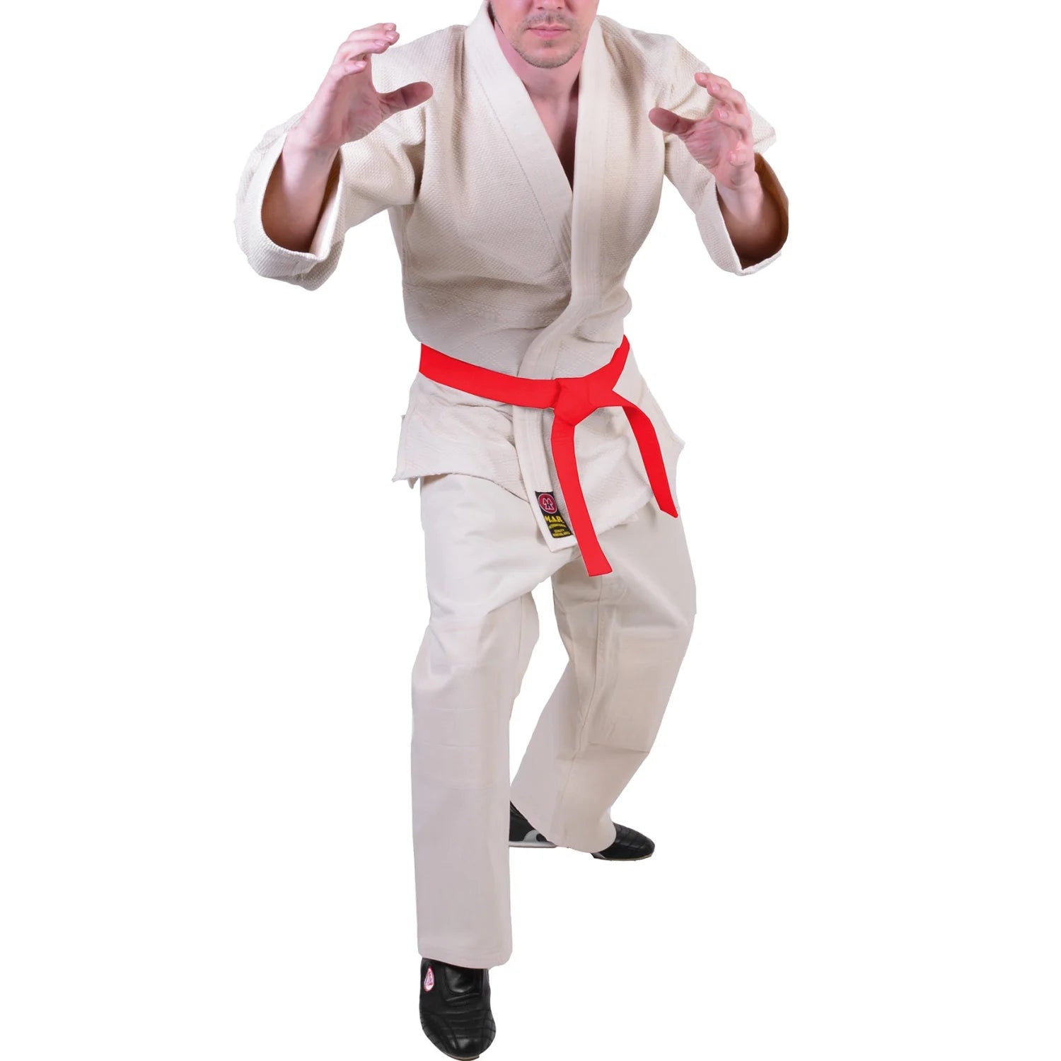 MAR-021 | Lightweight unbleached Judo Uniform For Beginner Students + FREE BELT - Uniforms