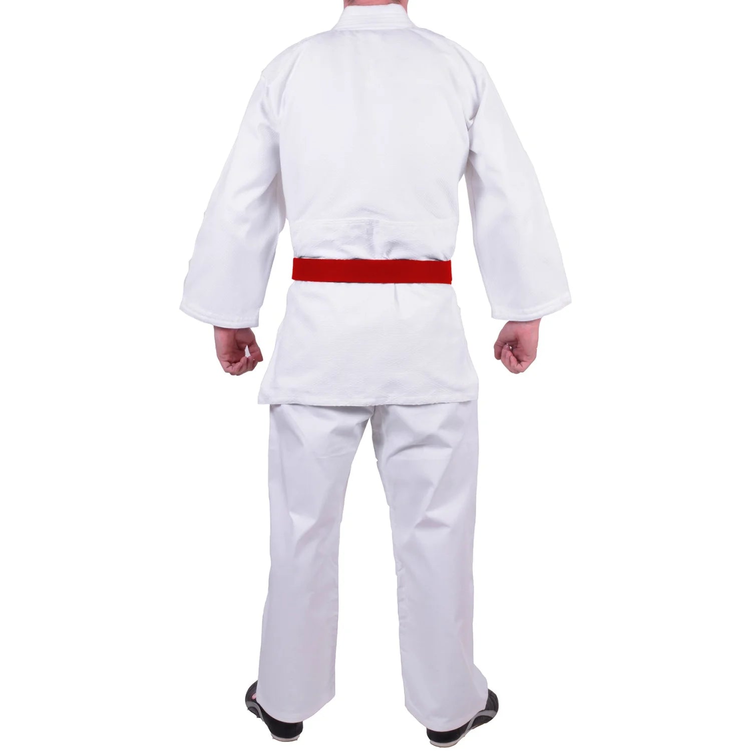 MAR-023 | White Lightweight Judo/Jiu-Jitsu Uniform for Beginner Students + FREE BELT - Uniforms