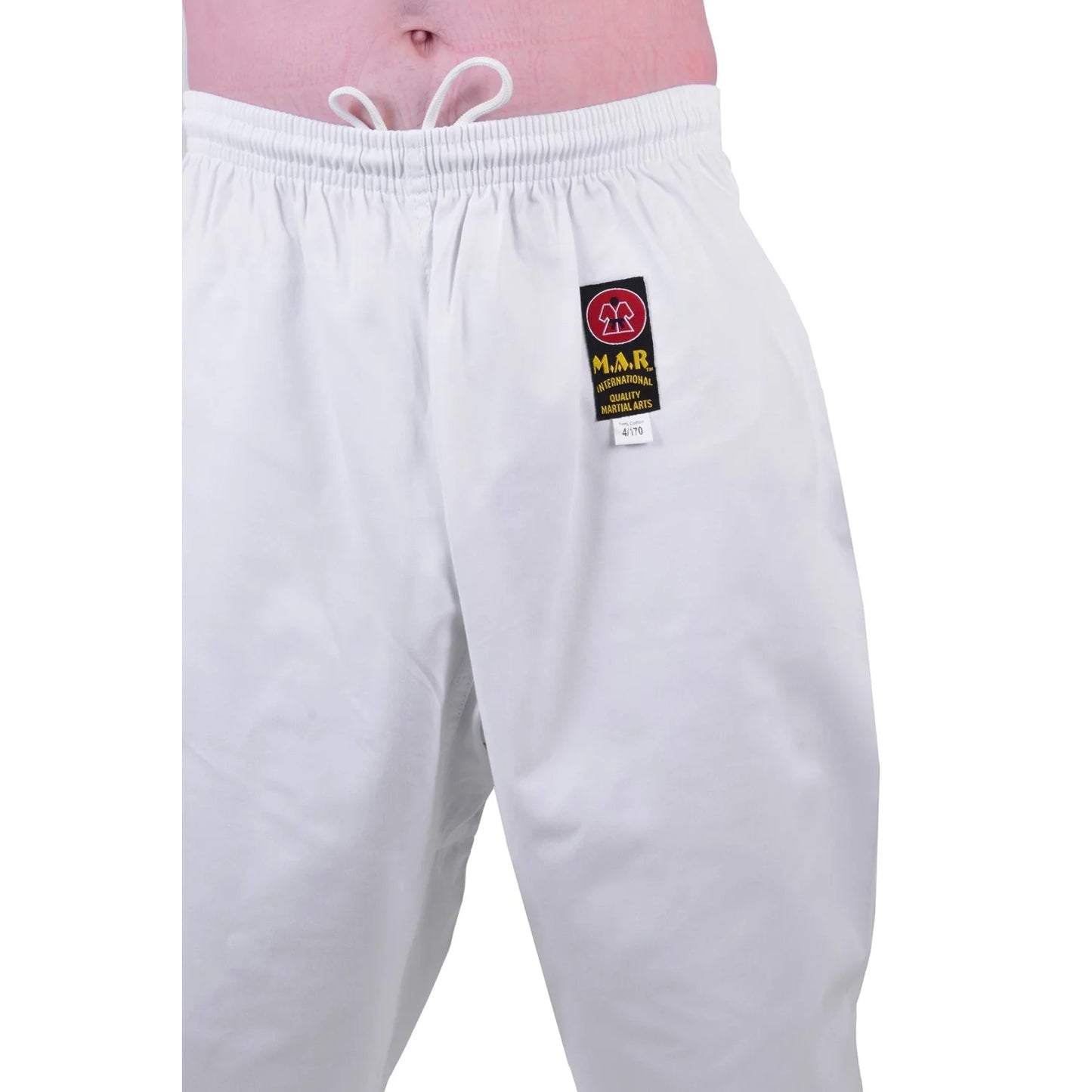 MAR-023 | White Lightweight Judo/Jiu-Jitsu Uniform for Beginner Students + FREE BELT - Uniforms