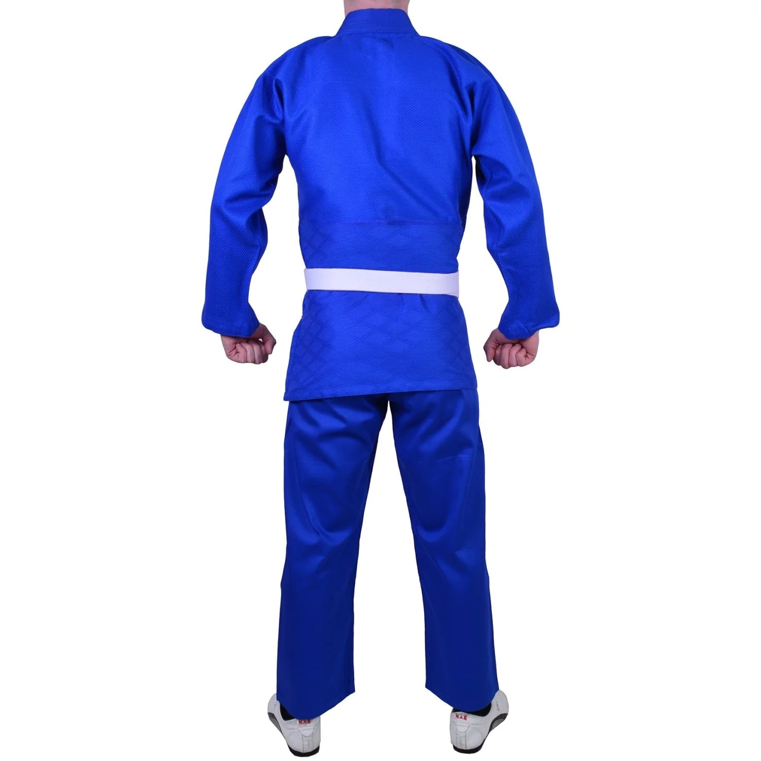 MAR-024A | Lightweight Blue Judo/Jiu-Jitsu Uniform for Beginner Students + FREE BELT - Uniforms
