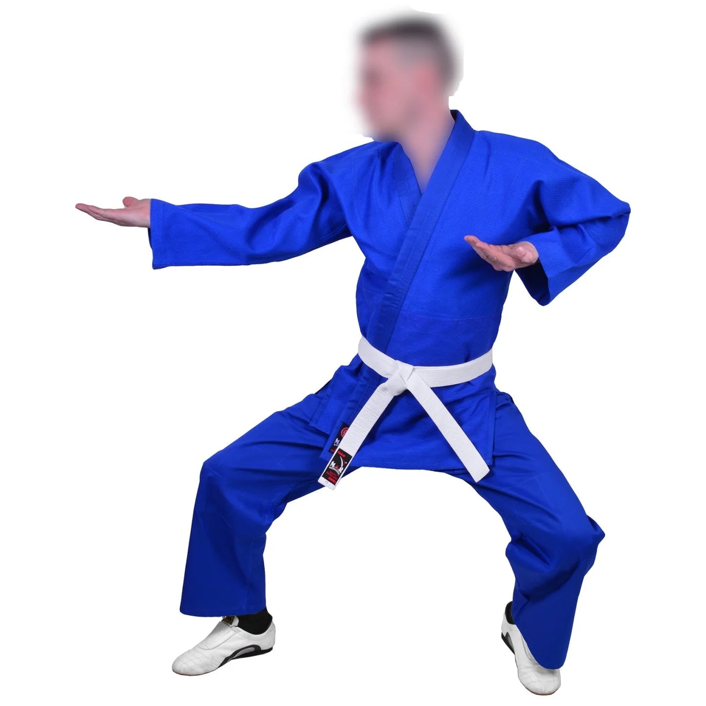 MAR-024A | Lightweight Blue Judo/Jiu-Jitsu Uniform for Beginner Students + FREE BELT - Uniforms