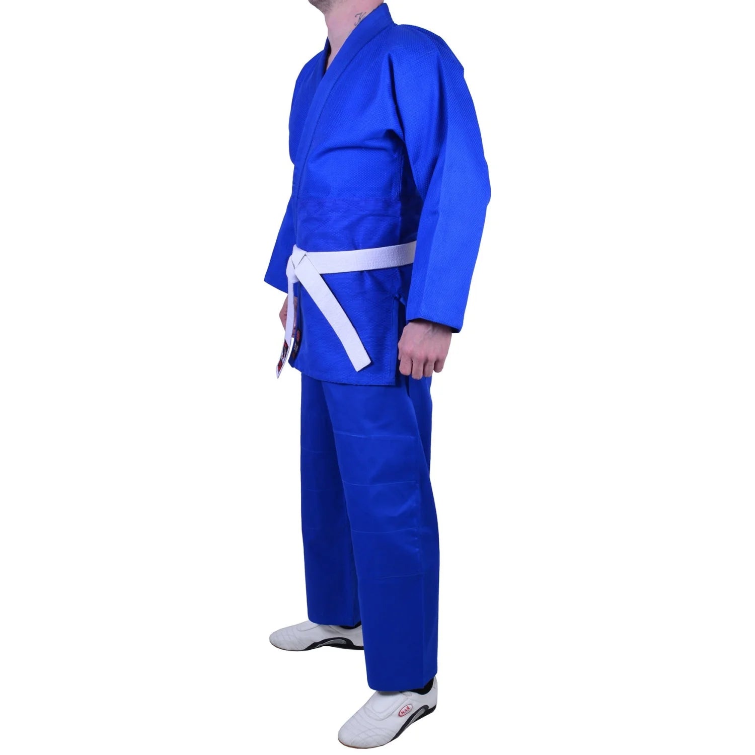 MAR-024A | Lightweight Blue Judo/Jiu-Jitsu Uniform for Beginner Students + FREE BELT - Uniforms