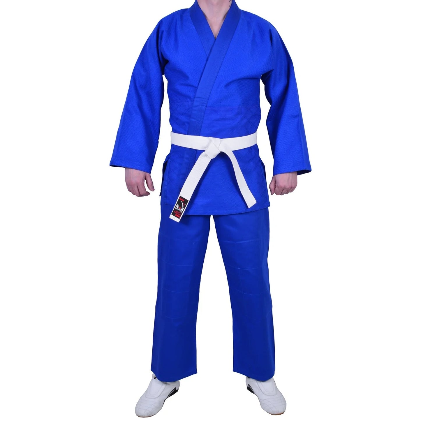 MAR-024A | Lightweight Blue Judo/Jiu-Jitsu Uniform for Beginner Students + FREE BELT - Uniforms