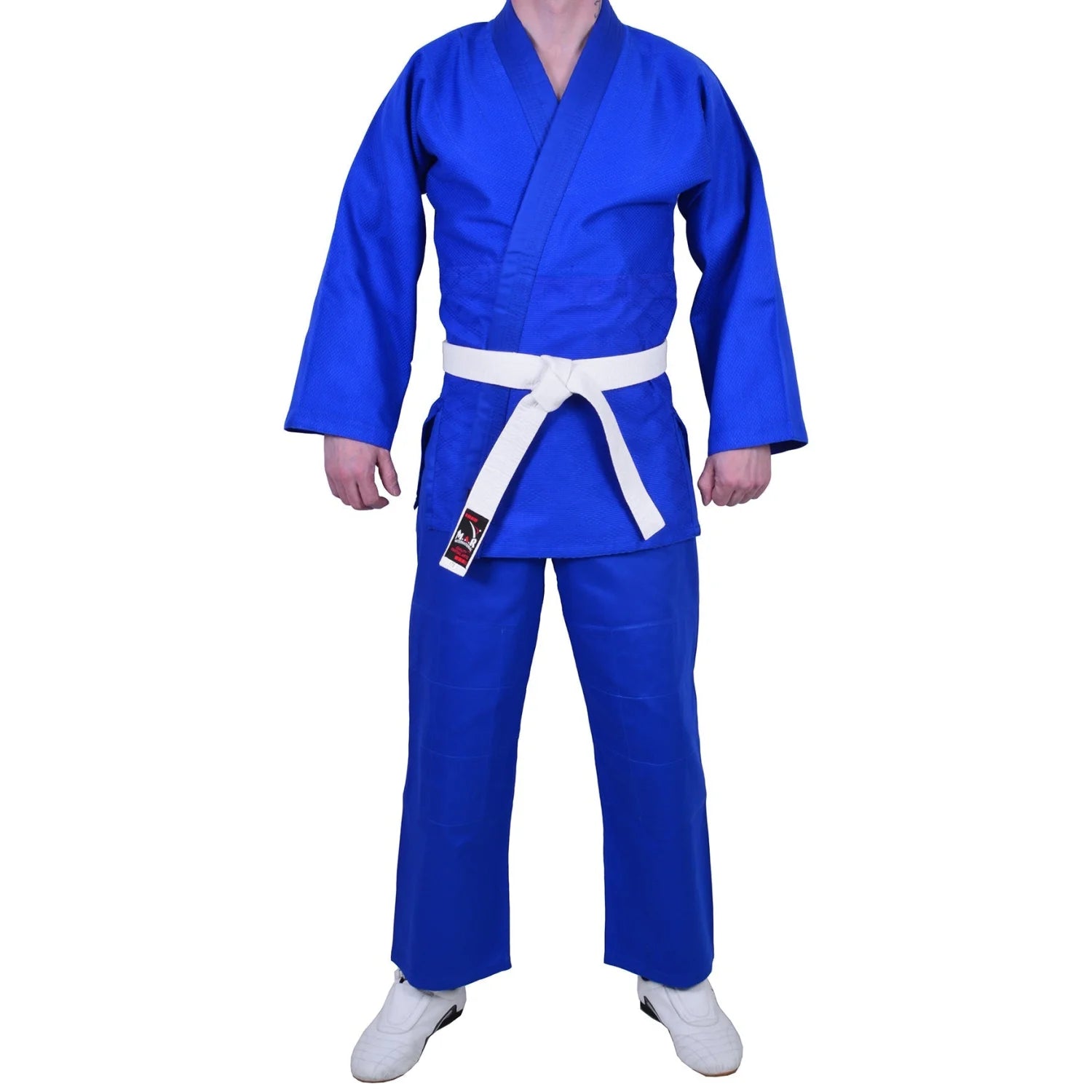 MAR-024A | Lightweight Blue Judo/Jiu-Jitsu Uniform for Beginner Students + FREE BELT - Uniforms